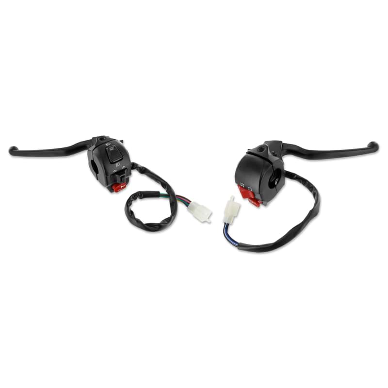 Switching unit left + right (throttle) with brake levers Bye Bike, original