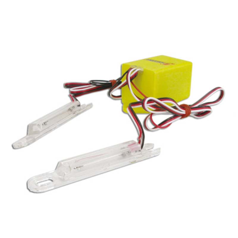 Stroboskop Blitzlicht Scooter, 12V, transparent