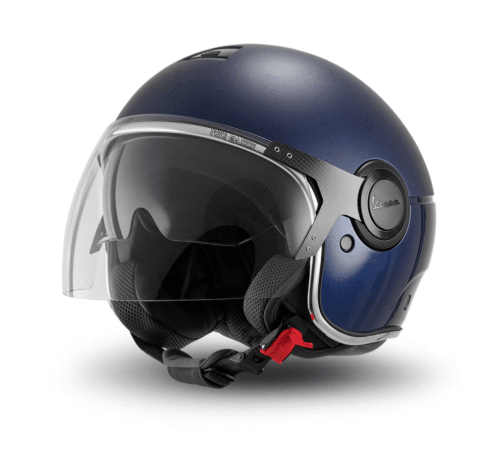 Jethelm Vespa Argentario, Double Blu DY/DK (Blau matt/Blau glanz)