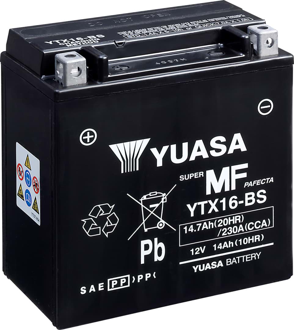 AGM-Batterie Yuasa YTX16-BS, wartungsfrei