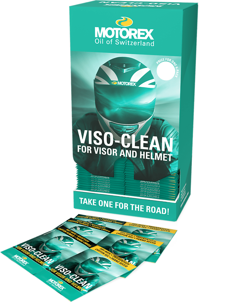 Motorex Helm- und Visierreinigungstücher "Viso-Clean" (6 Stück)