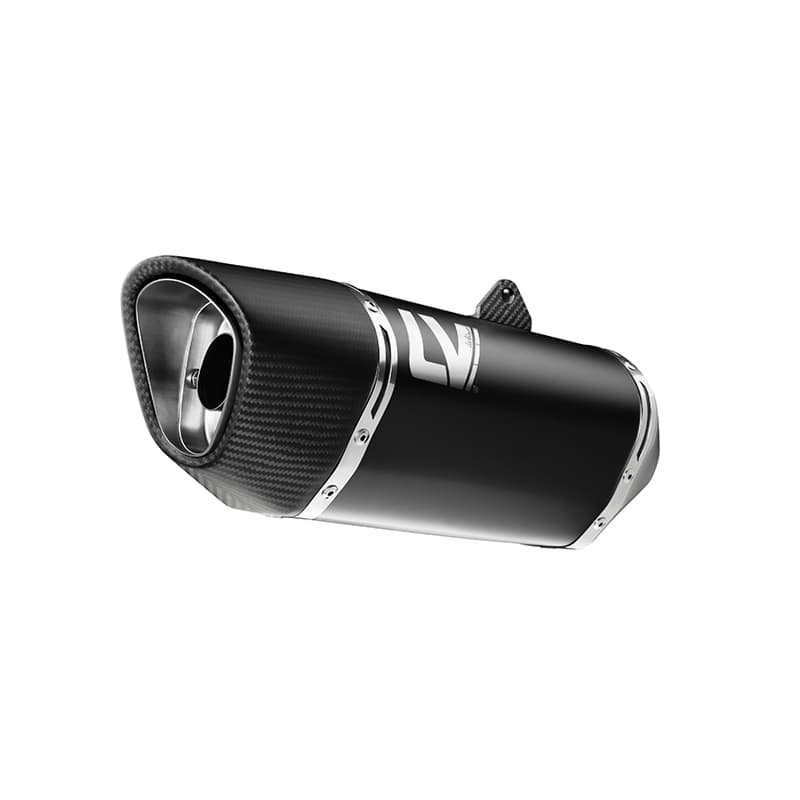 Auspuffanlage LeoVince Yamaha MT​-​07 – LV​-​14R Inox ​Black / Full System, mit EG/CH-Genehmigung