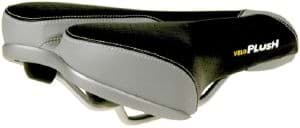 Bild von Herrensattel Velo-Plush, Sport Comfort, Farbe Schwarz/Silber