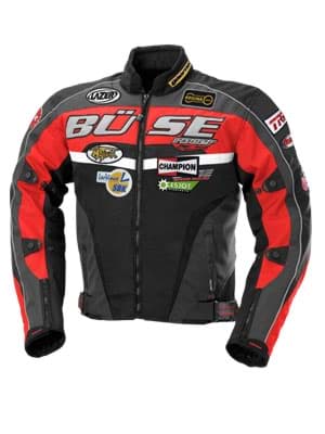 Bild von Textiljacke "Büse Sponsor", Farbe Schwarz/Rot, Grösse L (Aktionspreis!)