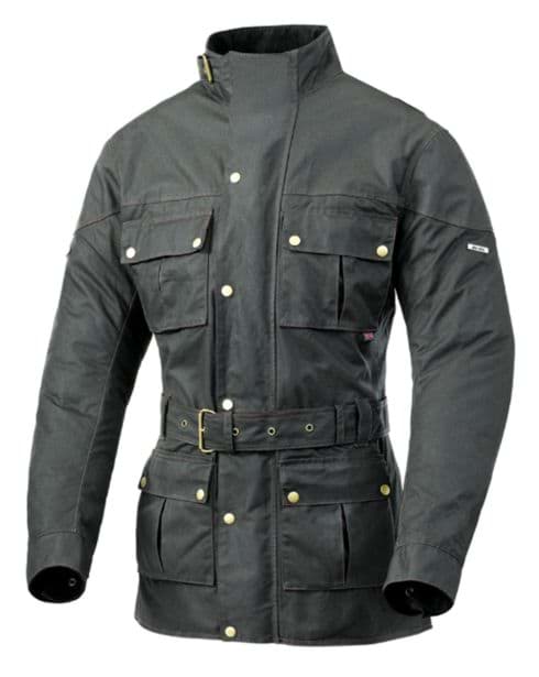 Bild von Textiljacke "Büse Waxcotton", lang, schwarz (Aktionspreis!)