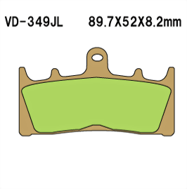 Bild von Bremsbeläge Vesrah Sinter (Paar)