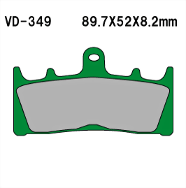 Bild von Bremsbeläge Vesrah Kevlar (Paar)