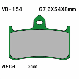 Bild von Bremsbeläge Vesrah Kevlar (Paar)