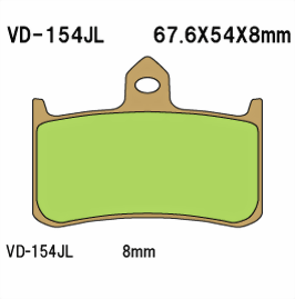 Bild von Bremsbeläge Vesrah Sinter (Paar)