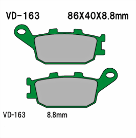 Bild von Bremsbeläge Vesrah Kevlar (Paar)