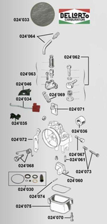 Bild von Dell'Orto Ersatzteile SHA 12/7-13/13