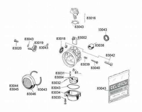 Bild von Dell'Orto Ersatzteile SHA 14/14-16/16