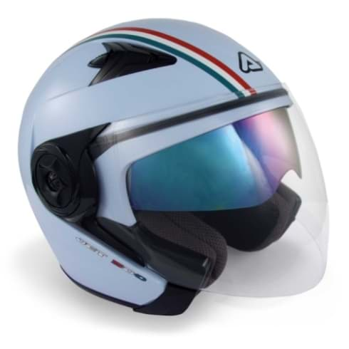 Bild von Jethelm Acerbis Jet 500, Farbe Hellblau, Grösse XS (Aktionspreis!)