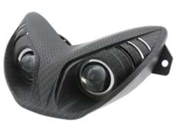 Zeige Details für Scheinwerfer str8 Evolution, Carbon-Look, homologiert Bild von Scheinwerfer str8 Evolution, Carbon-Look, homologiert