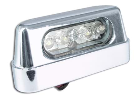 Immagine di Nummernschildbeleuchtung 55 x 20 x 26mm, LED, chrom, geprüft