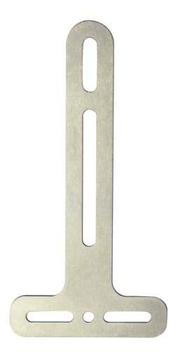 Bild von Reflektor-Halter 150 x 75 x 2mm, Inox, Universal