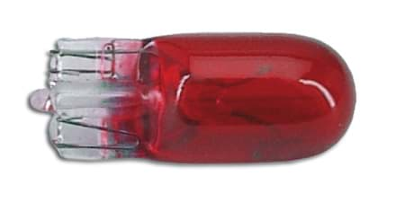 Bild von Glassockelbirne T10 12V/3W, rot