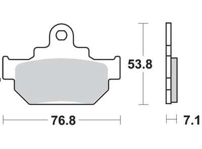 Bild von Scheibenbremsbeläge Lucas Organic (Paar)