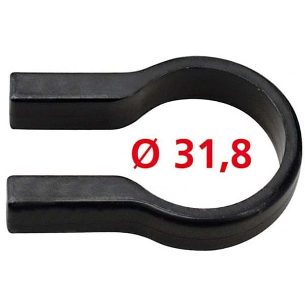 Bild von Oversize-Schellen zu Klick-Fix-Halter, für Lenker bis 31.8mm Durchmesser (Paar)