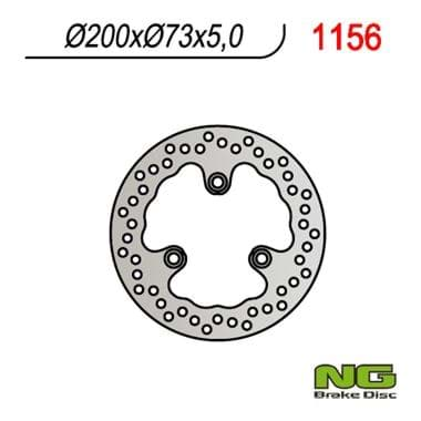 Bild von Bremsscheibe NG Brake Disc 200/73/4.5mm, 3 Loch