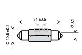 Bild von Sovitte 12V/15W, 35mm, weiss