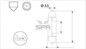 Bild von Sovitte Philips 12V/5W, 37mm, weiss