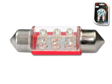 Bild von Sovitte 12V, 6 LED, 36mm, rot (2 Stück)