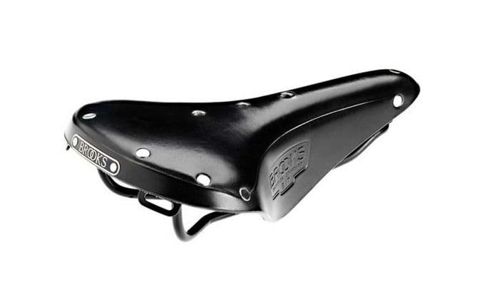 Ledersattel Brooks B17 Narrow B214, Herren/Damen, Schwarz