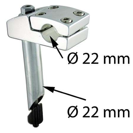 Bild von Lenkervorbau 22mm, mit 4 Schrauben