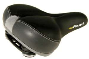 Bild von Damensattel Velo-Plush, Shock-Absorbing, Farbe Schwarz/Silber