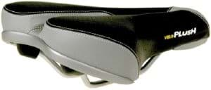 Bild von Damensattel Velo-Plush, Sport Comfort, Farbe Schwarz/Silber