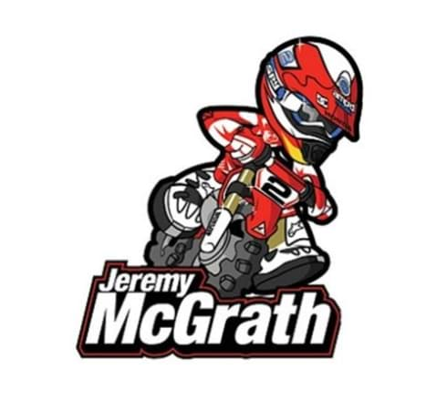 Bild von Thor Jeremy McGrath Decal", 4.5" (4 Stück)"