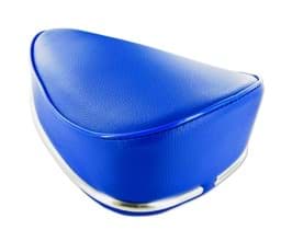 Bild von Sattel Sitzbank, blau, ohne Federn, mit Zierleiste