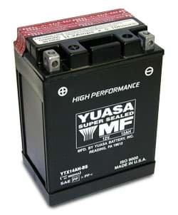 Bild von AGM-Batterie Yuasa YTX14AH-BS, wartungsfrei