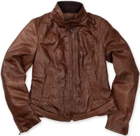 Bild von Lederjacke Vespa Lady, Farbe Braun, Grösse S