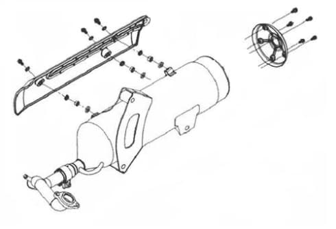 Bild von Auspuffanlage SYM, Original