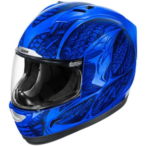 Bild von Integralhelm ICON Alliance Speedmetal Blue, Grösse L (Aktionspreis!)