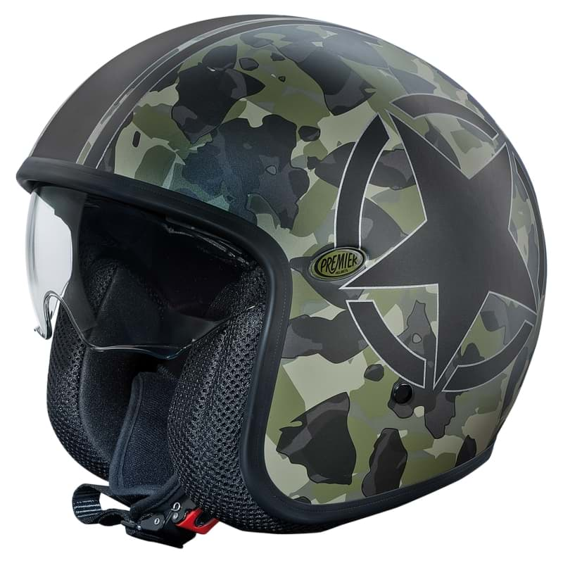 Bild von Jethelm Premier Vintage, Farbe Camouflage Star matt BM, Grösse XS (53-54cm)