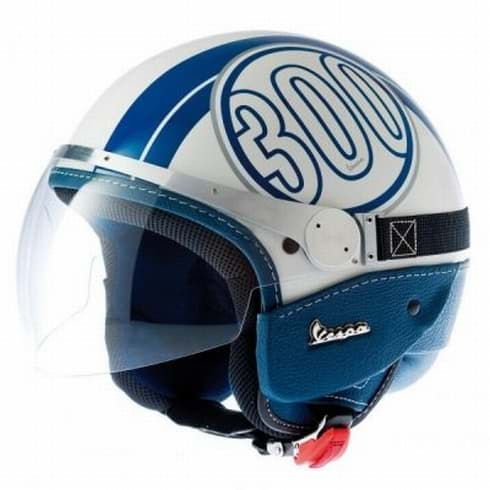 Bild von Jethelm Vespa Granturismo, Weiss/Blau (GTS-300), Gr. M (57-58cm)