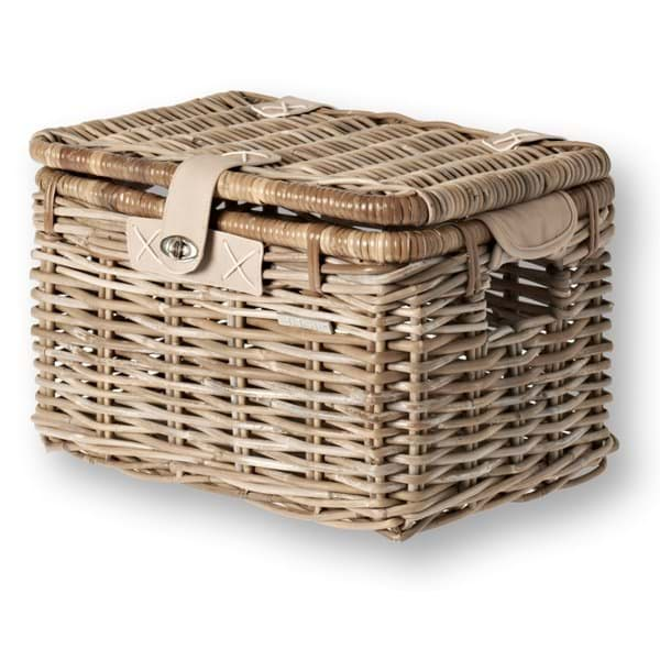 Bild von Rattan-Korb Basil Denton M, 35 x 26 x 26cm, grau