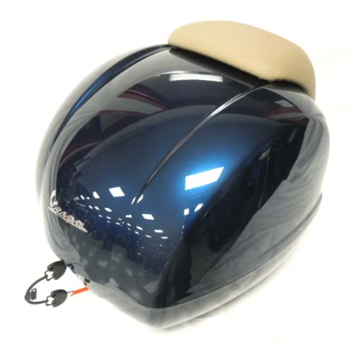 Bild von Top-Case Piaggio Vespa GTS 300 i.e., Farbe Blau met. 222/A, neue Form (ohne Reflektoren)