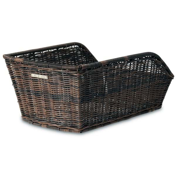 Bild von Gepäckträger-Korb Basil Cento Rattan-Look, braun