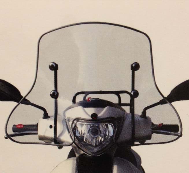 Bild von Windschutzscheibe Piaggio Fly 50/125 New, halbhoch, klar